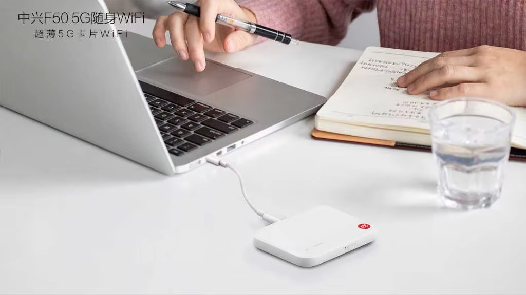 ZTE F50 5G Router Pocket 1.6Gbps SA/NSA 5G Mobile Hotspot / ZTE 5G Mobile Wi-Fi Router F50 WiFi Battery Free USB Plug & Play Pocket Hotspot - Image 4
