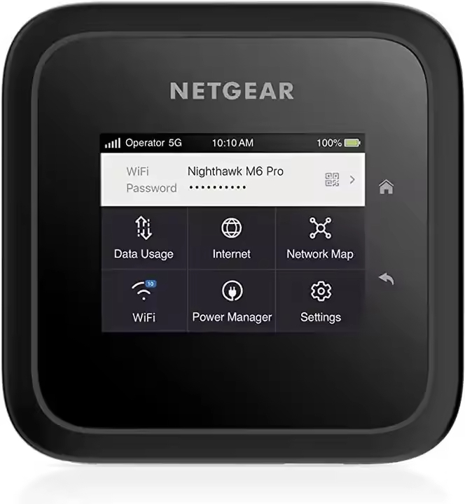 Netgear M6 Pro 5G WiFi 6E Mobile Hotspot Router Portable Business Companion for Fast Secure Connections up to 8Gbps Outdoor VoIP Router Unlocked