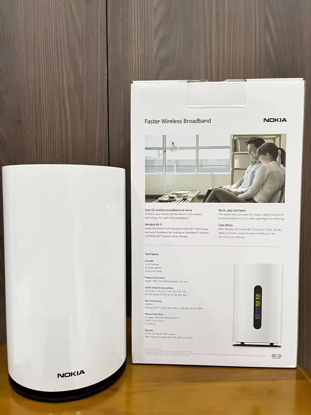 Nokia FastMile 5G Gateway 3.2 High Gain 11dBi Antennas WiFi 6 AX3600 with Sim Card Slot RJ-45 Gige LAN Ports Multi-band for Nokia FastMile 5G Home Gateway - Image 4