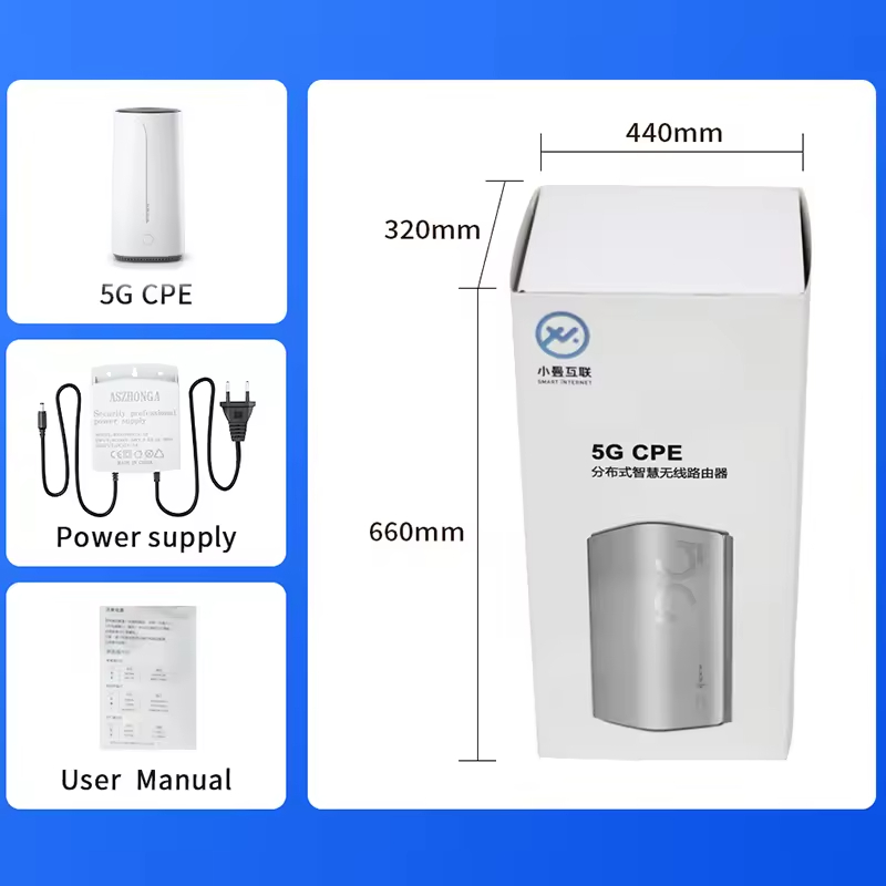 Factory OEM 5G SA NSA SIM Home Wireless Router Gigabit RJ45 Wifi6 Indoor CPE Plug and Play Dual Freq Mobile Wireless Broadband - Image 6
