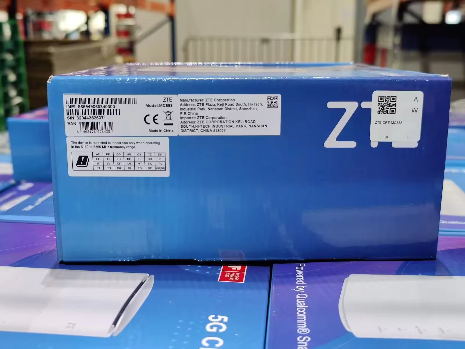 ZTE 5G Home CPE MC888 3600mbps Wi-Fi 6 AX3600 Sim Router Unlocked NFC 5G Mesh Router Sim Card With RJ11 NFC - Image 4