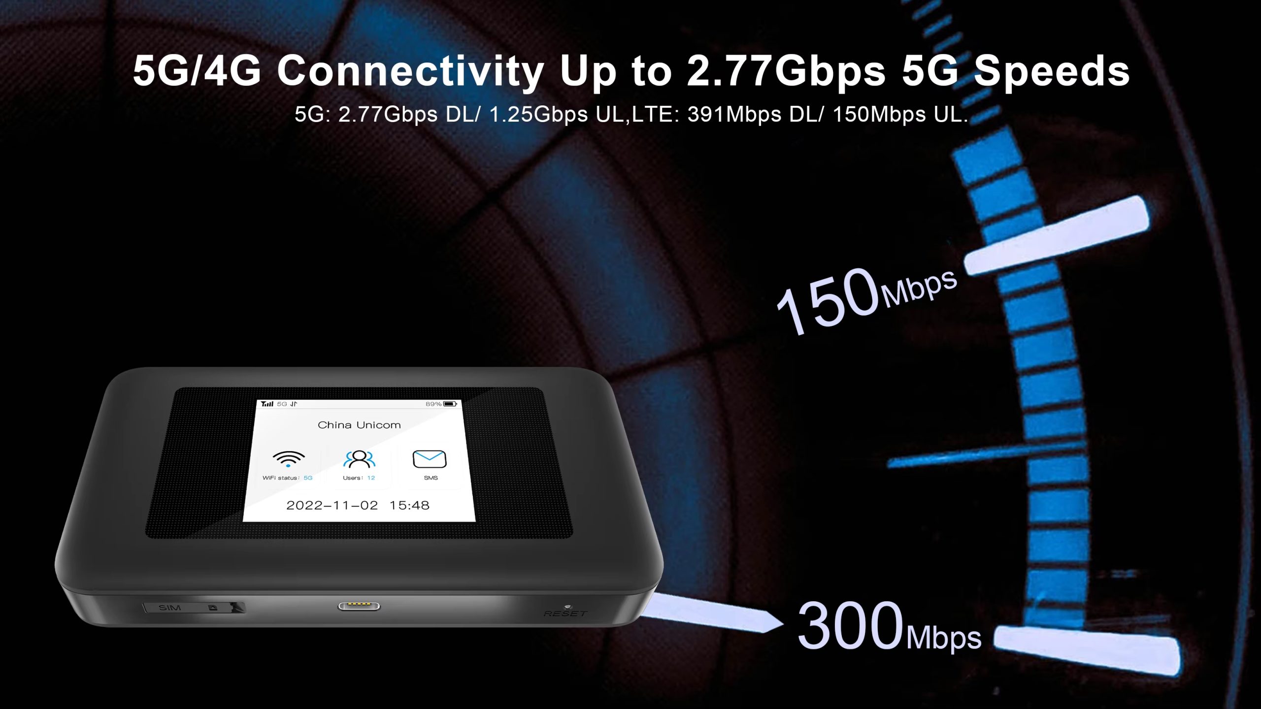 5G eSIM Mobile Hotspot Digital eSIM Physical SIM Support 5000mAh Battery OEM Universal US EU Version 5G Pocket Router SIM Slot Unlocked IMEI - Image 8