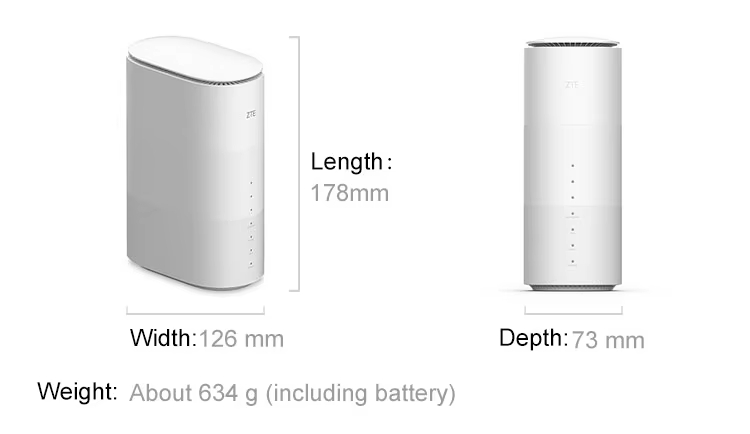 ZTE MC801A 5G CPE Snapdragon X55WiFi6 AX18005 Indoor 2*2 MIMO 3g 4g Lte Wifi Wireless Sim Modem CPE Router - Image 2