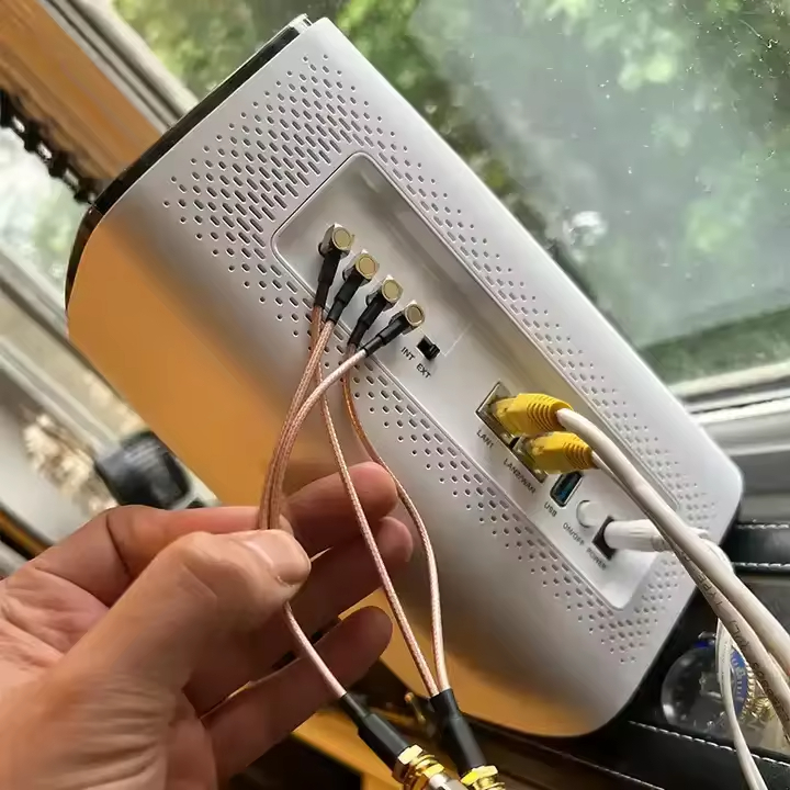 Zyxel NR5103E Classic V1 4x TS9 Antenna Ports 4.7Gbps 5G 4x4 MIMO WIFI 6 Mesh Router 4.7Gbps NSA/SA 5G 4G LTE CPE - Image 6