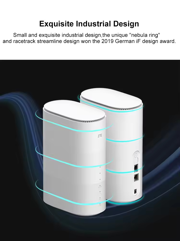 ZTE MC801A 5G CPE Snapdragon X55WiFi6 AX18005 Indoor 2*2 MIMO 3g 4g Lte Wifi Wireless Sim Modem CPE Router - Image 4