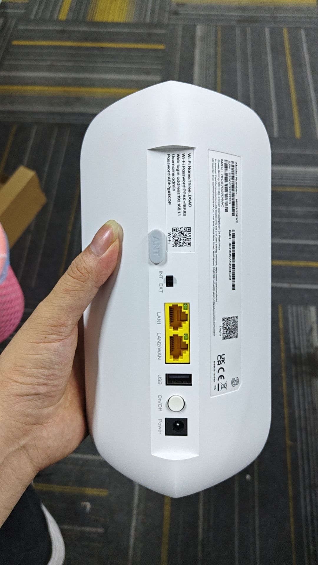 Zyxel NR5103EV2 Gen 2 4.7Gbps 5G Wireless Router WiFi6 External Antenna Ports TS9 Indoor CPE VoIP Function New 5G FWA CPE 4G & 3G Compatible - Image 3