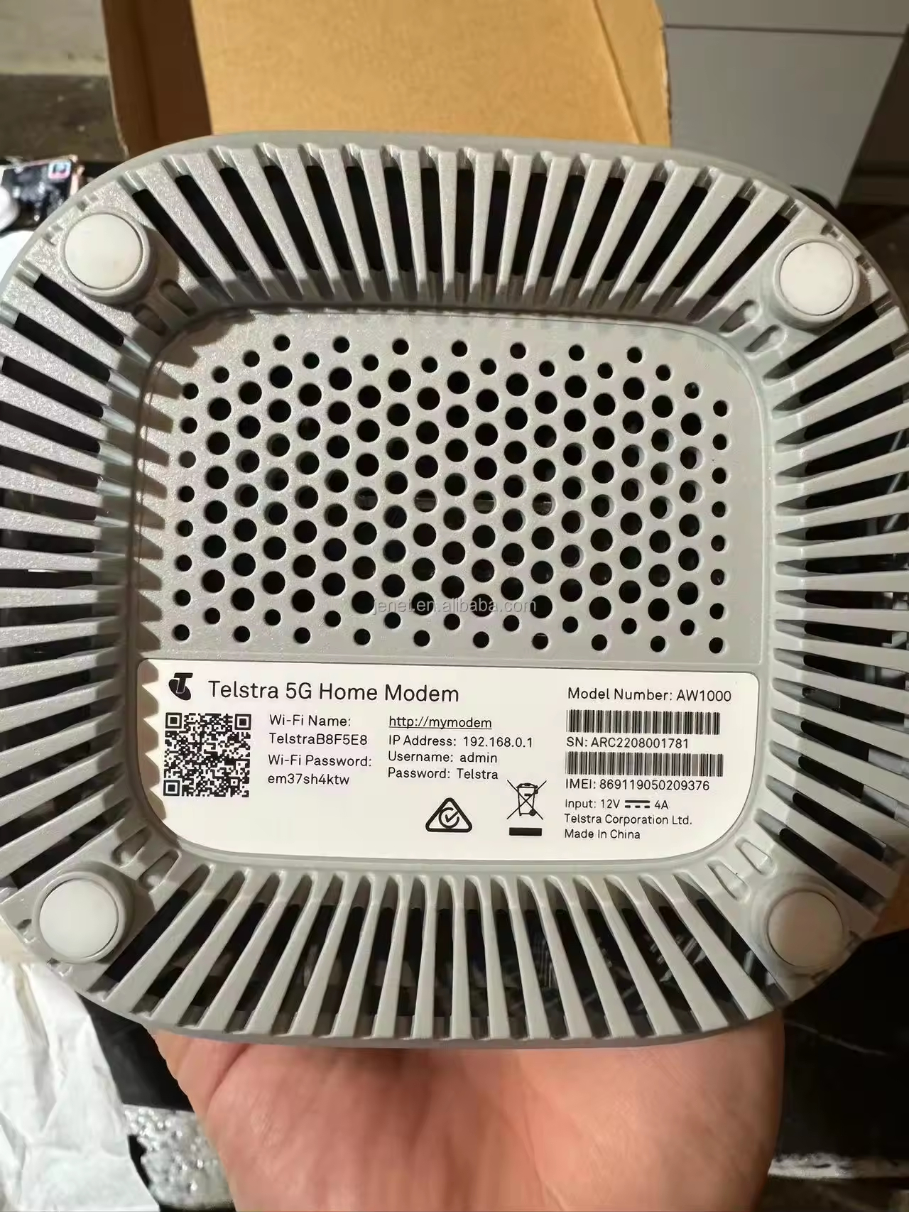 Arcadyan Telstra AW1000 5G Mesh Router WiFi 6 AX3600 Home Modem X55 Router OpenWrt/Qwrt Easy Mesh - Image 6